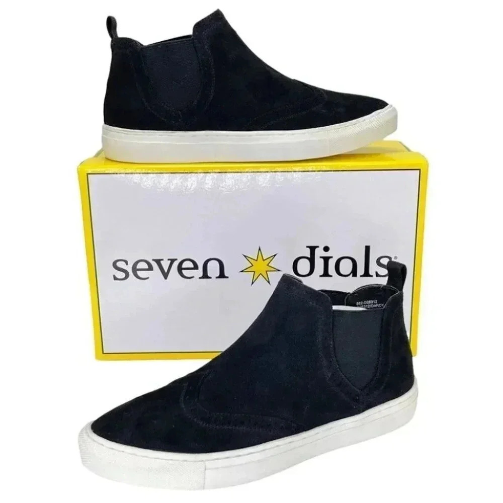 Seven Dials Darcy Black Fabric Suede Slip-On Womens Sneakers Size 8.5M - Picture 14 of 14